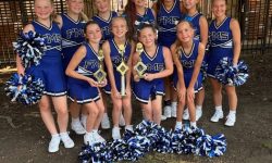 The Frankston Middle School cheerleading squad returned home with an impressive collection of awards
