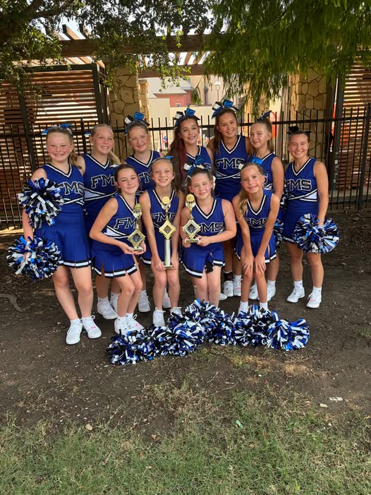 The Frankston Middle School cheerleading squad returned home with an impressive collection of awards