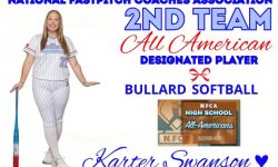 Bullard High School softball standouts Brooklyn Brannen and Karter Swanson have earned National Fastpitch Coaches Association (NFCA) Second Team All-American honors